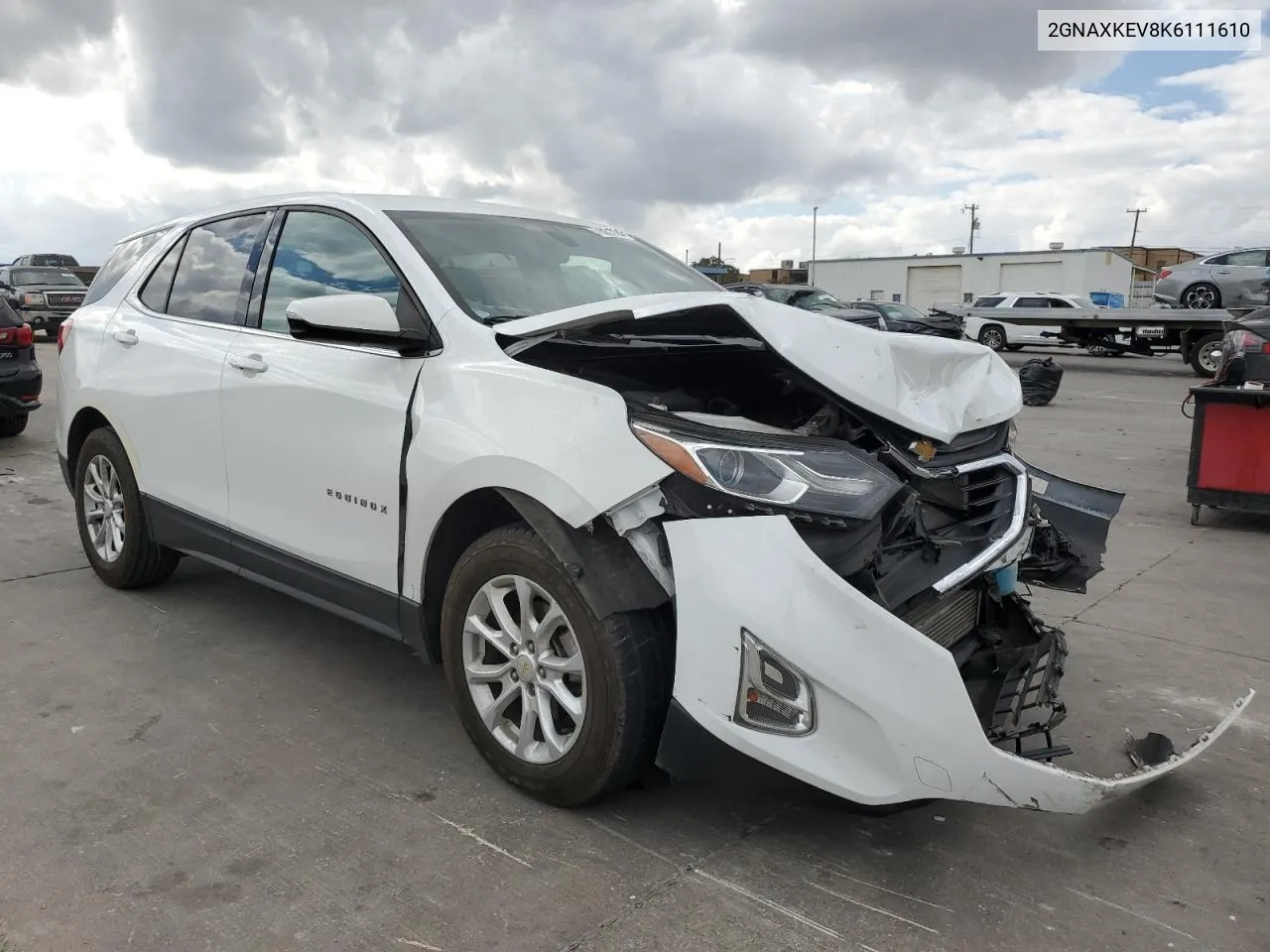 2019 Chevrolet Equinox Lt VIN: 2GNAXKEV8K6111610 Lot: 78081704