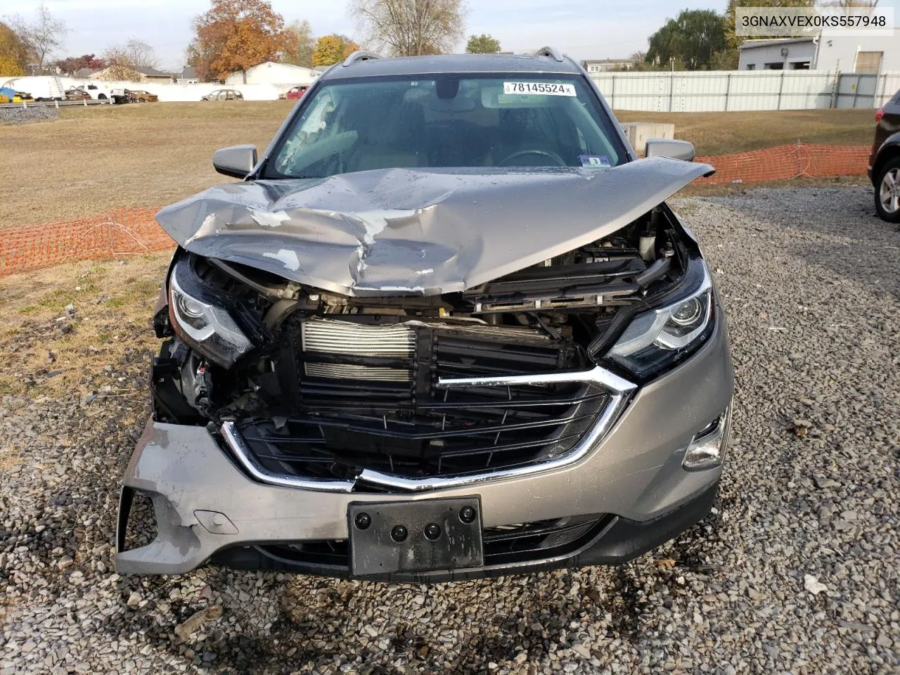 2019 Chevrolet Equinox Lt VIN: 3GNAXVEX0KS557948 Lot: 78145524