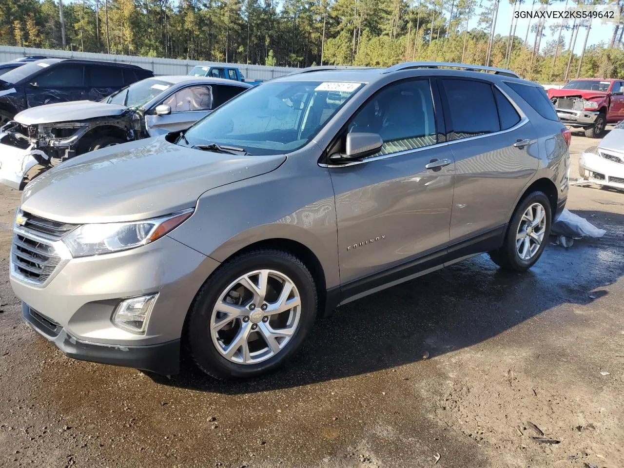 2019 Chevrolet Equinox Lt VIN: 3GNAXVEX2KS549642 Lot: 78226174