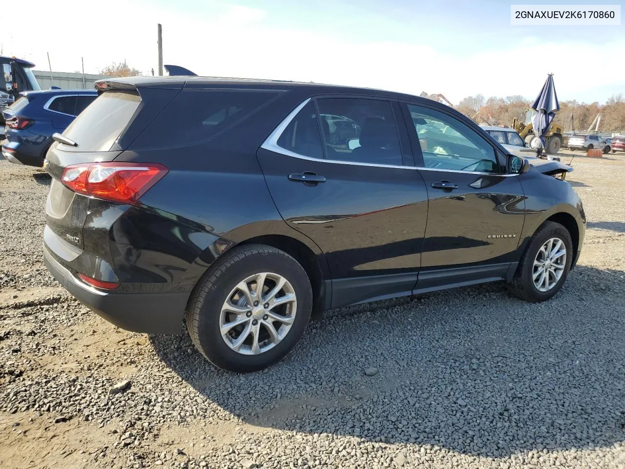 2019 Chevrolet Equinox Lt VIN: 2GNAXUEV2K6170860 Lot: 78350104