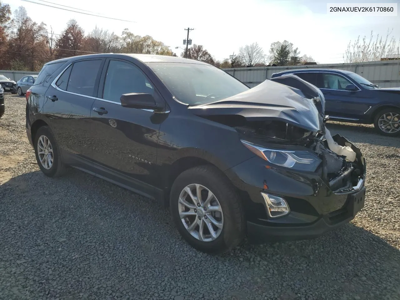 2019 Chevrolet Equinox Lt VIN: 2GNAXUEV2K6170860 Lot: 78350104