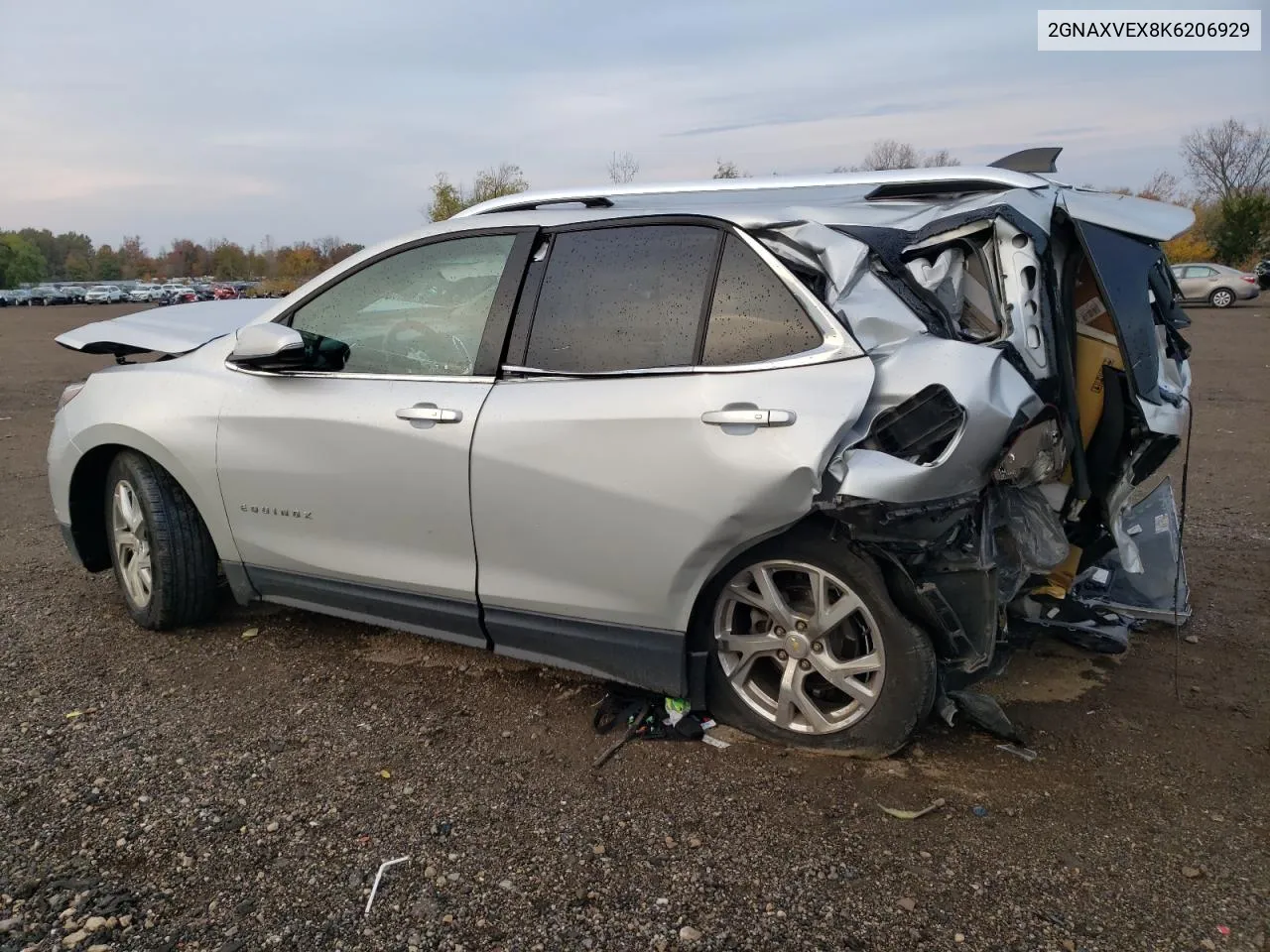 2019 Chevrolet Equinox Lt VIN: 2GNAXVEX8K6206929 Lot: 78375934