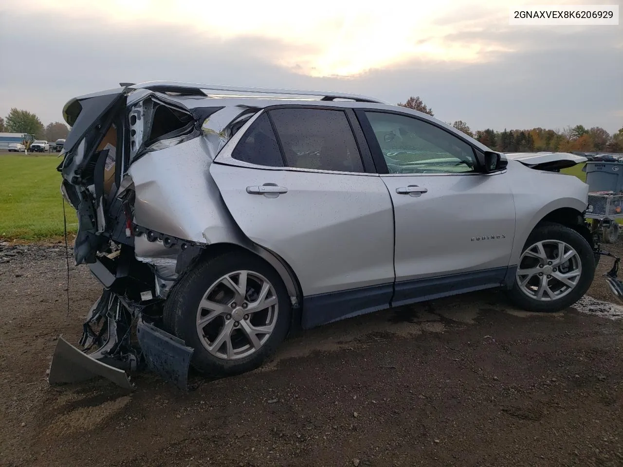 2019 Chevrolet Equinox Lt VIN: 2GNAXVEX8K6206929 Lot: 78375934