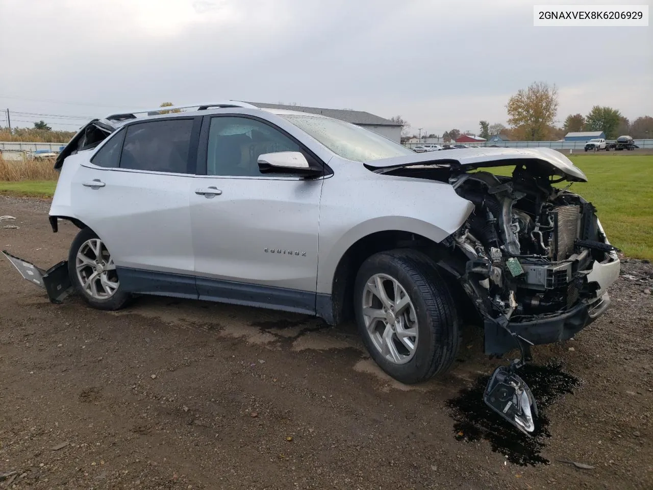 2019 Chevrolet Equinox Lt VIN: 2GNAXVEX8K6206929 Lot: 78375934