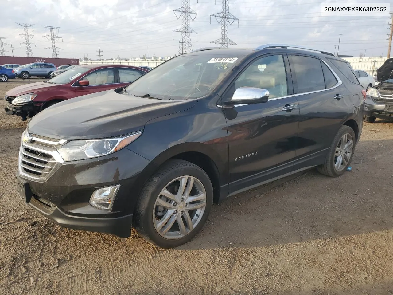 2019 Chevrolet Equinox Premier VIN: 2GNAXYEX8K6302352 Lot: 78389114