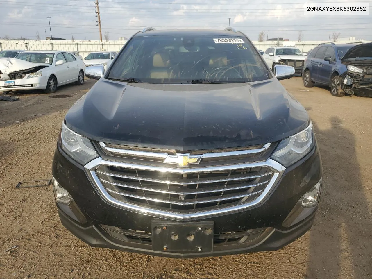 2019 Chevrolet Equinox Premier VIN: 2GNAXYEX8K6302352 Lot: 78389114