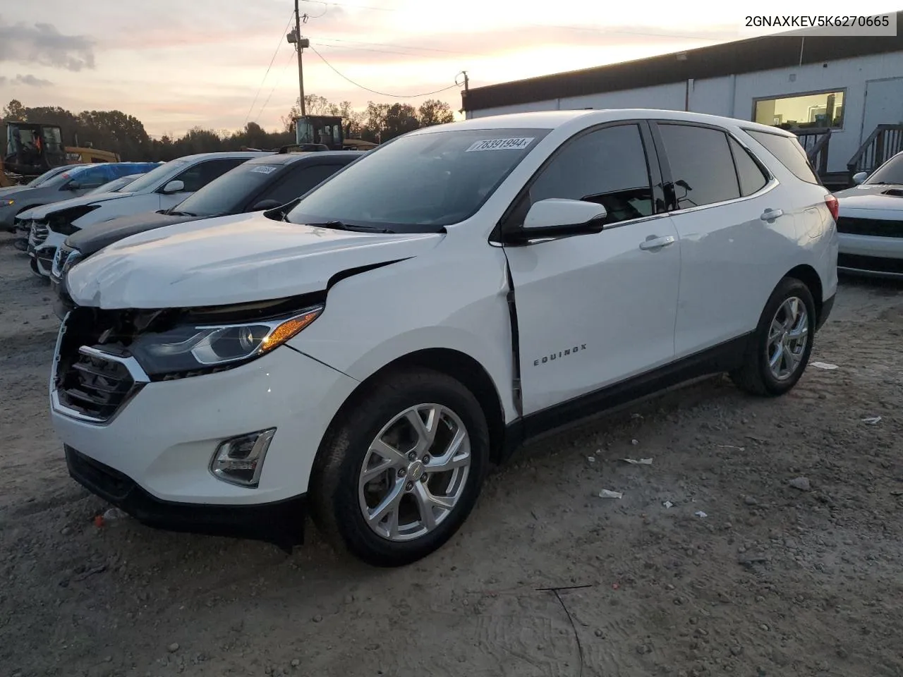 2019 Chevrolet Equinox Lt VIN: 2GNAXKEV5K6270665 Lot: 78391994