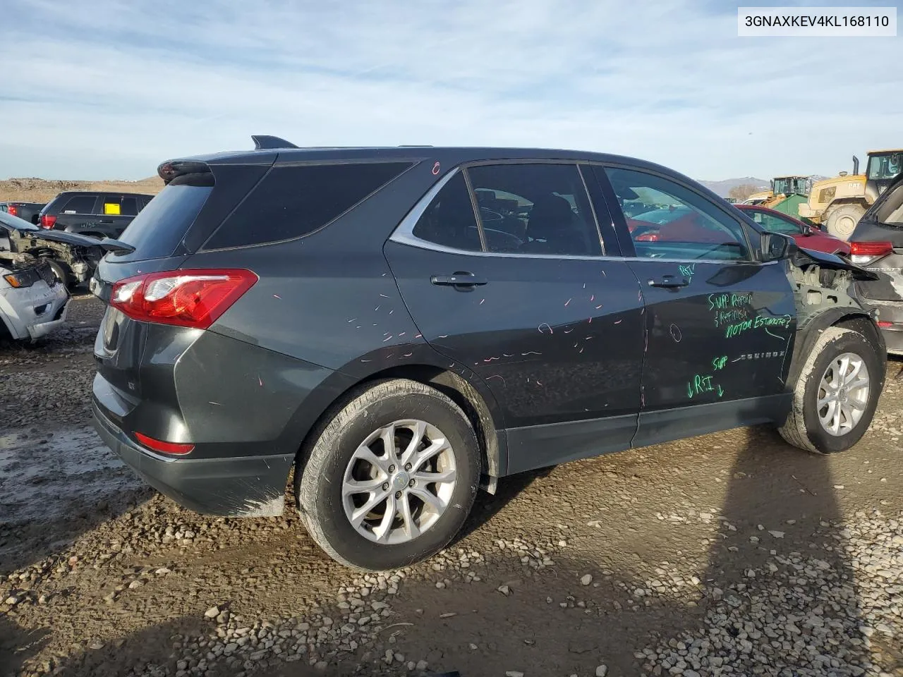 2019 Chevrolet Equinox Lt VIN: 3GNAXKEV4KL168110 Lot: 78429364