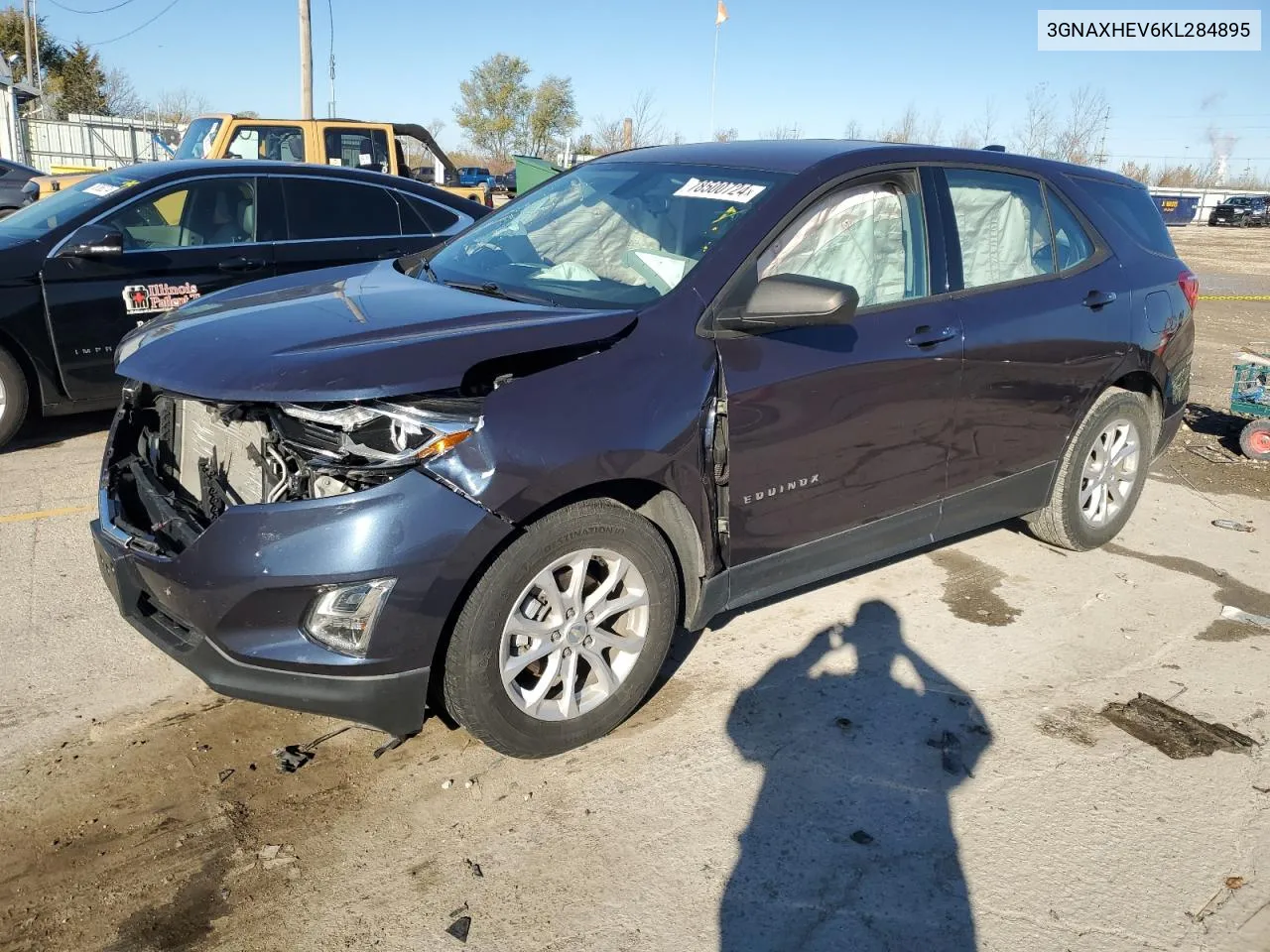 2019 Chevrolet Equinox Ls VIN: 3GNAXHEV6KL284895 Lot: 78500724