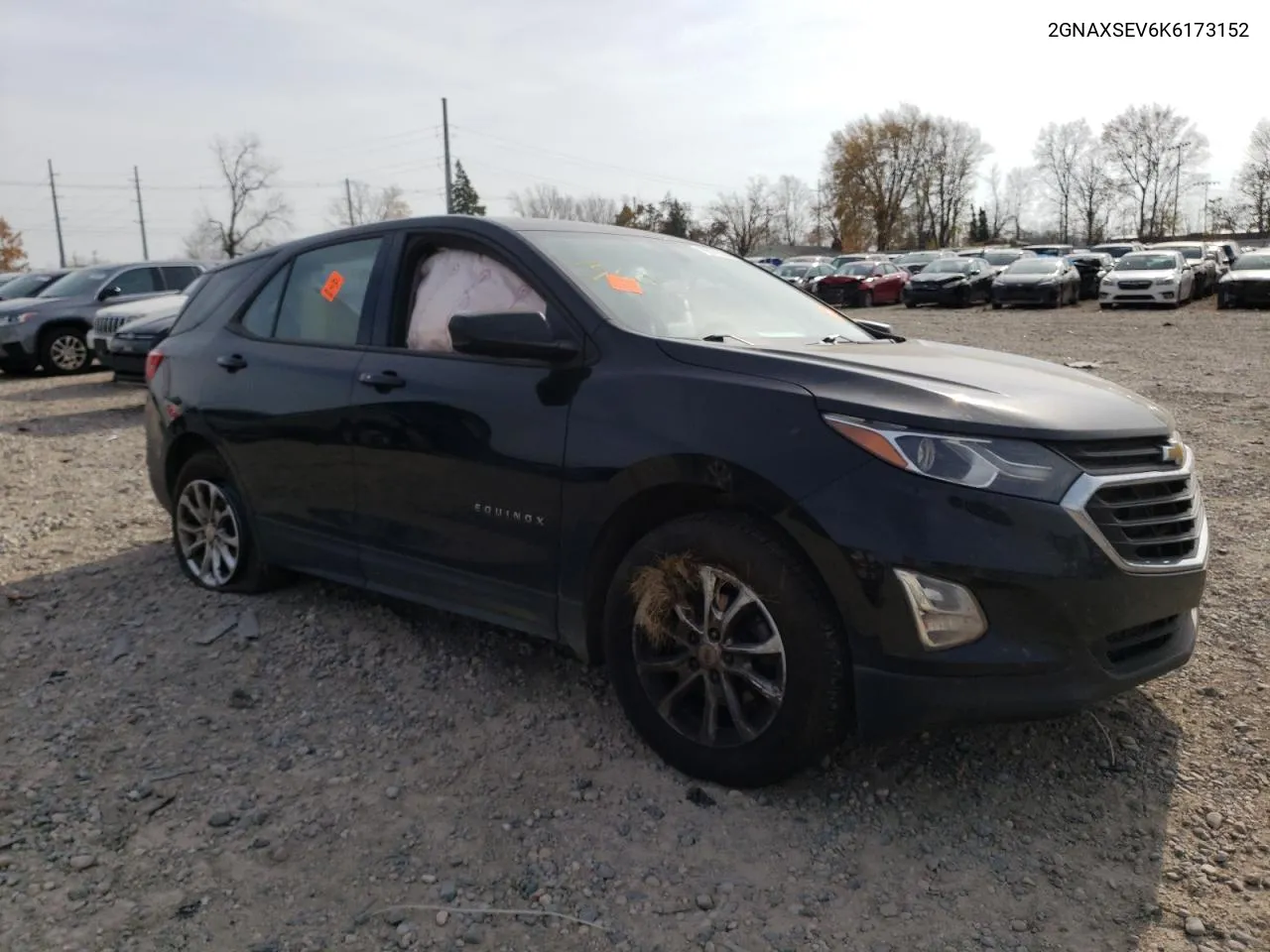 2019 Chevrolet Equinox Ls VIN: 2GNAXSEV6K6173152 Lot: 78570324