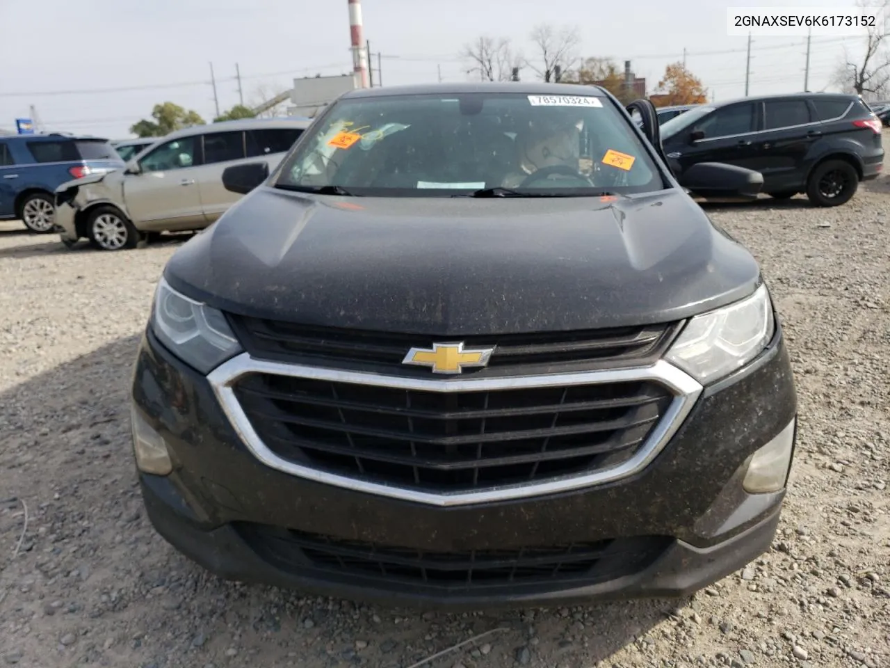 2019 Chevrolet Equinox Ls VIN: 2GNAXSEV6K6173152 Lot: 78570324