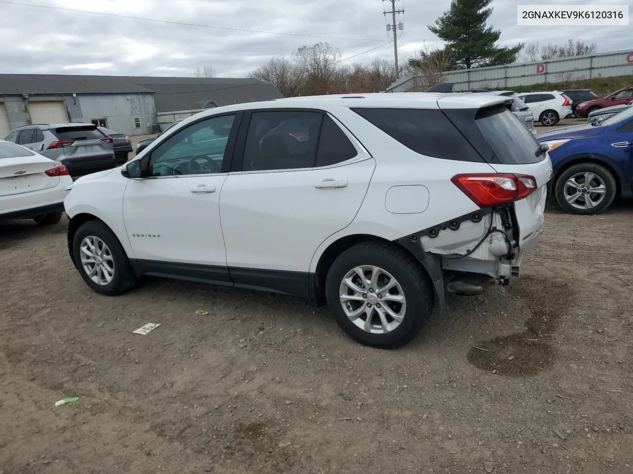 2019 Chevrolet Equinox Lt VIN: 2GNAXKEV9K6120316 Lot: 78585064