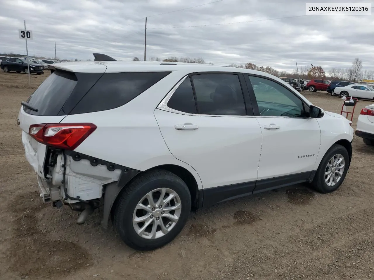 2019 Chevrolet Equinox Lt VIN: 2GNAXKEV9K6120316 Lot: 78585064