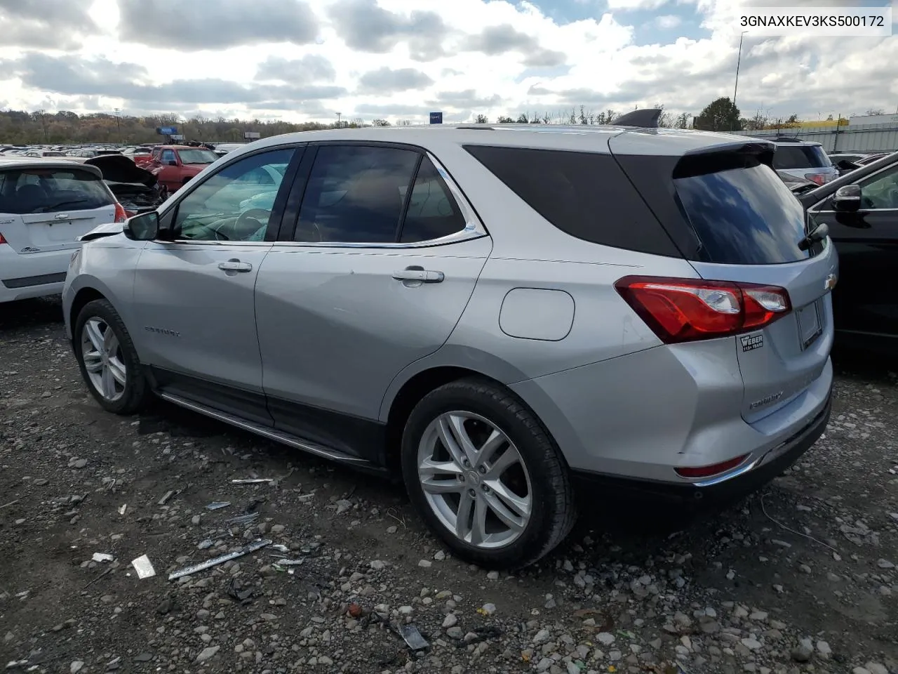 2019 Chevrolet Equinox Lt VIN: 3GNAXKEV3KS500172 Lot: 78610094