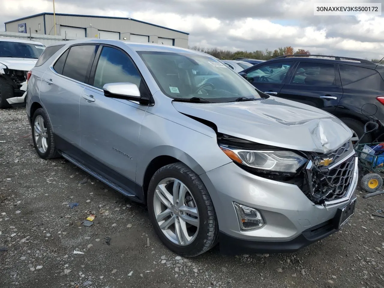 2019 Chevrolet Equinox Lt VIN: 3GNAXKEV3KS500172 Lot: 78610094