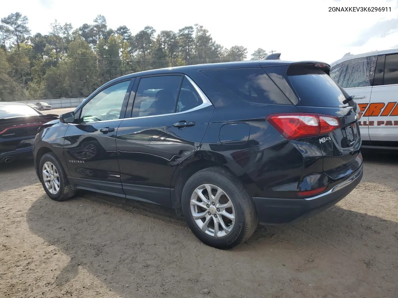 2019 Chevrolet Equinox Lt VIN: 2GNAXKEV3K6296911 Lot: 78611814