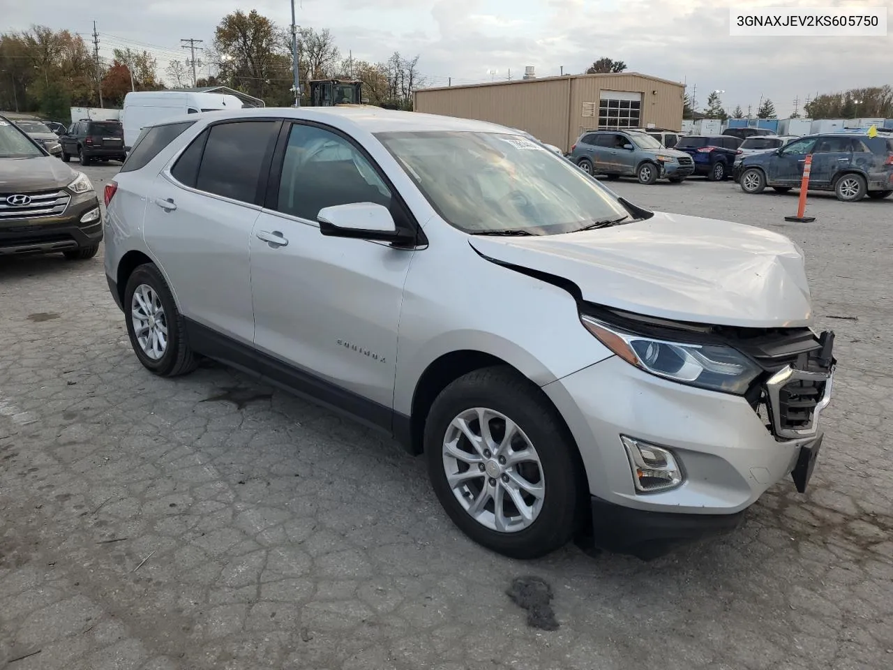 2019 Chevrolet Equinox Lt VIN: 3GNAXJEV2KS605750 Lot: 78614484