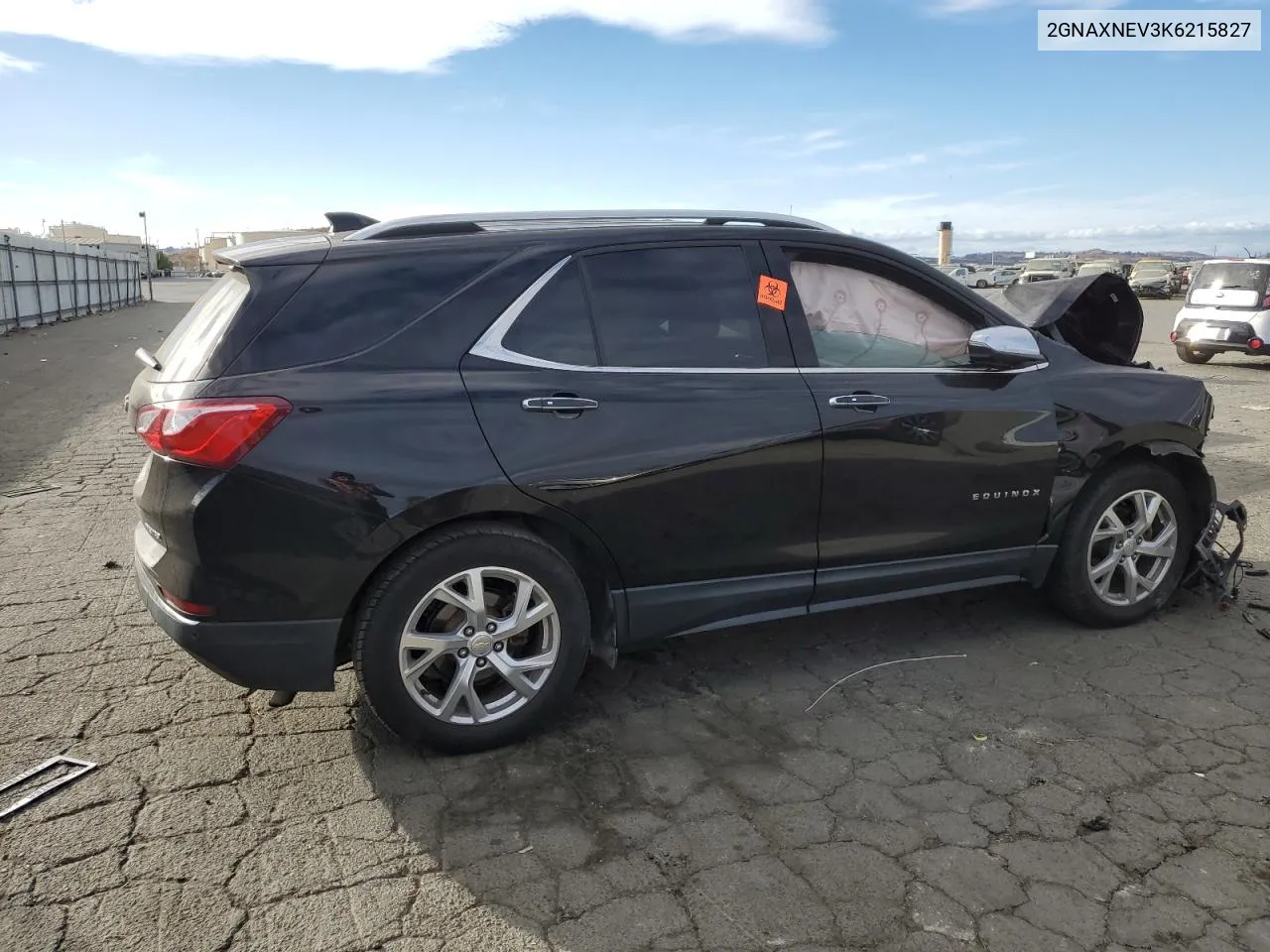 2019 Chevrolet Equinox Premier VIN: 2GNAXNEV3K6215827 Lot: 78619874