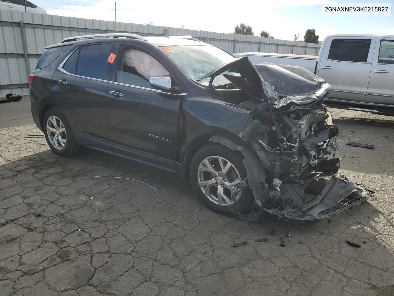 2019 Chevrolet Equinox Premier VIN: 2GNAXNEV3K6215827 Lot: 78619874