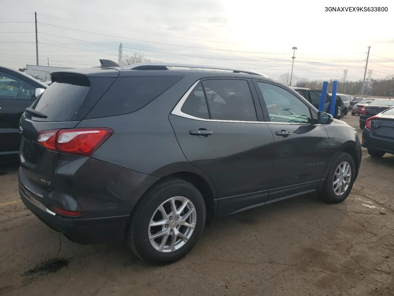 2019 Chevrolet Equinox Lt VIN: 3GNAXVEX9KS633800 Lot: 78791394