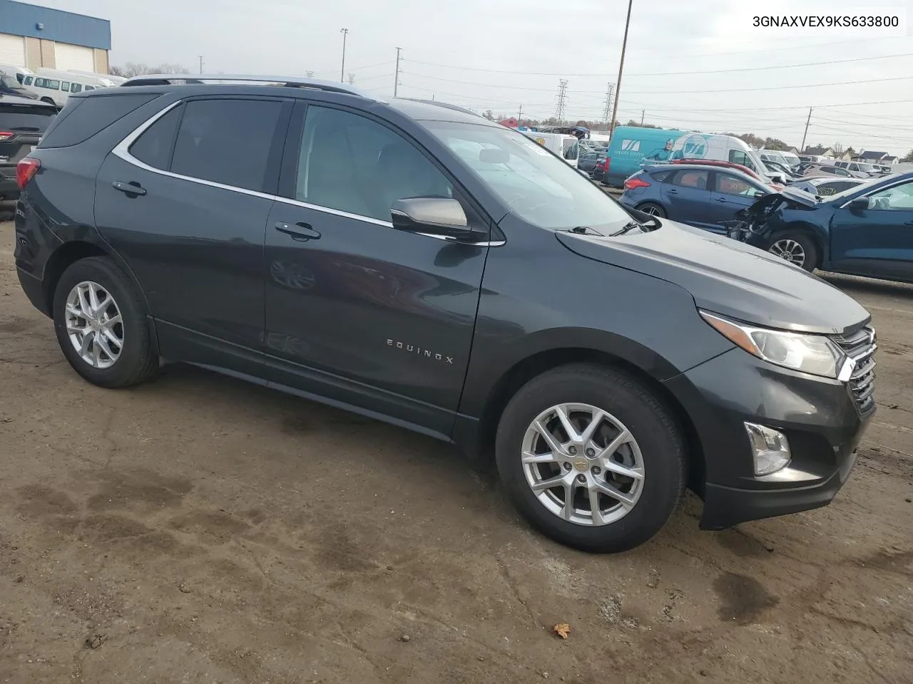 2019 Chevrolet Equinox Lt VIN: 3GNAXVEX9KS633800 Lot: 78791394