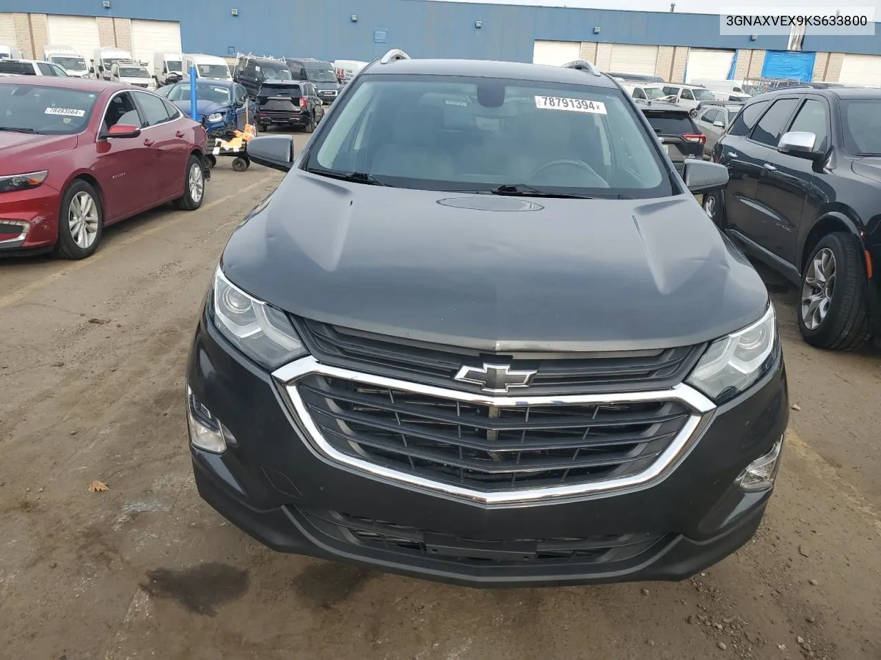 2019 Chevrolet Equinox Lt VIN: 3GNAXVEX9KS633800 Lot: 78791394