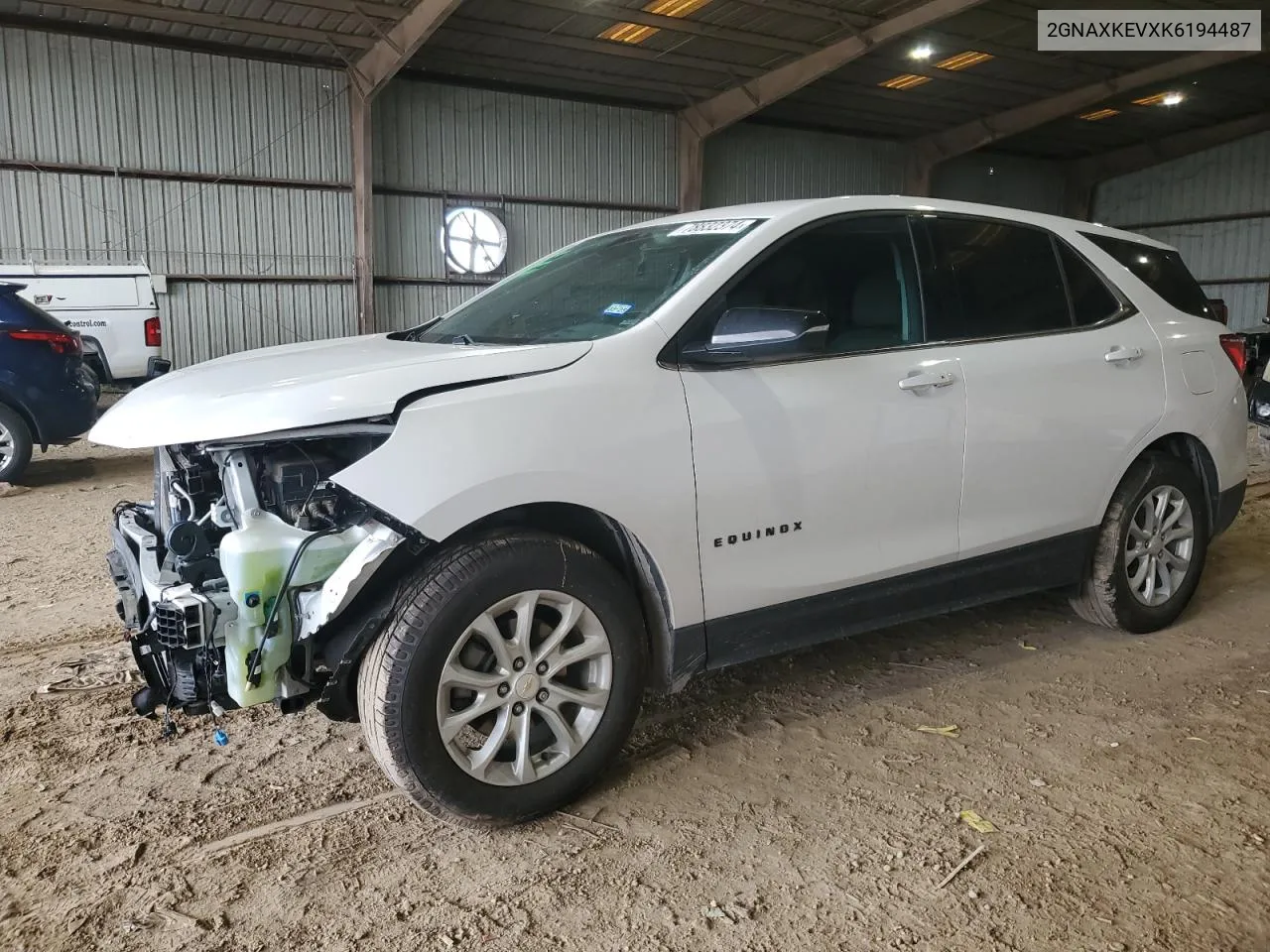 2019 Chevrolet Equinox Lt VIN: 2GNAXKEVXK6194487 Lot: 78832374