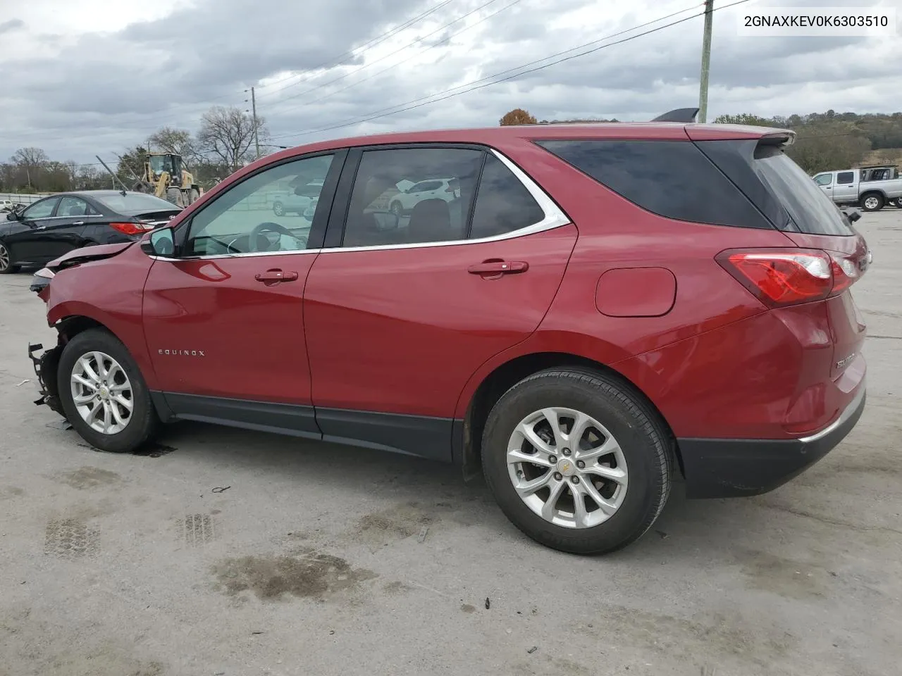 2019 Chevrolet Equinox Lt VIN: 2GNAXKEV0K6303510 Lot: 78855164