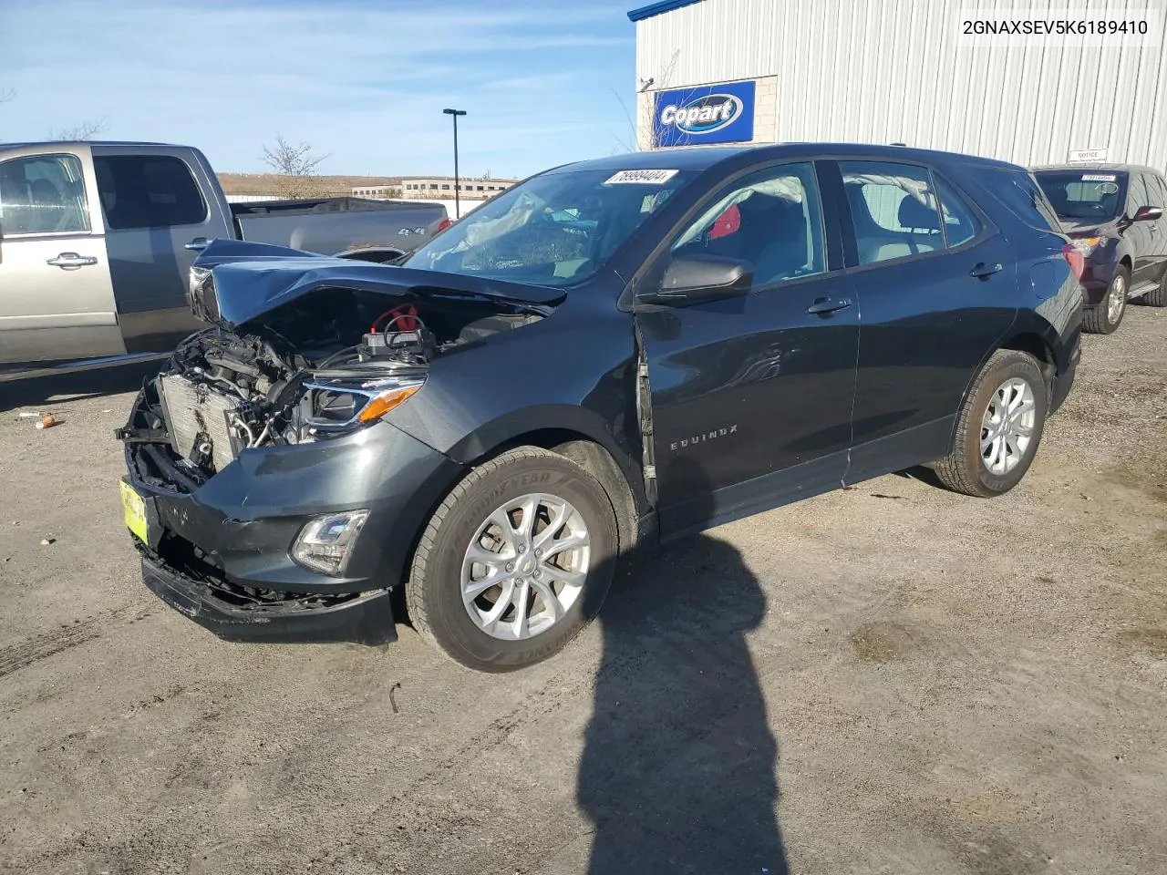 2019 Chevrolet Equinox Ls VIN: 2GNAXSEV5K6189410 Lot: 78999404