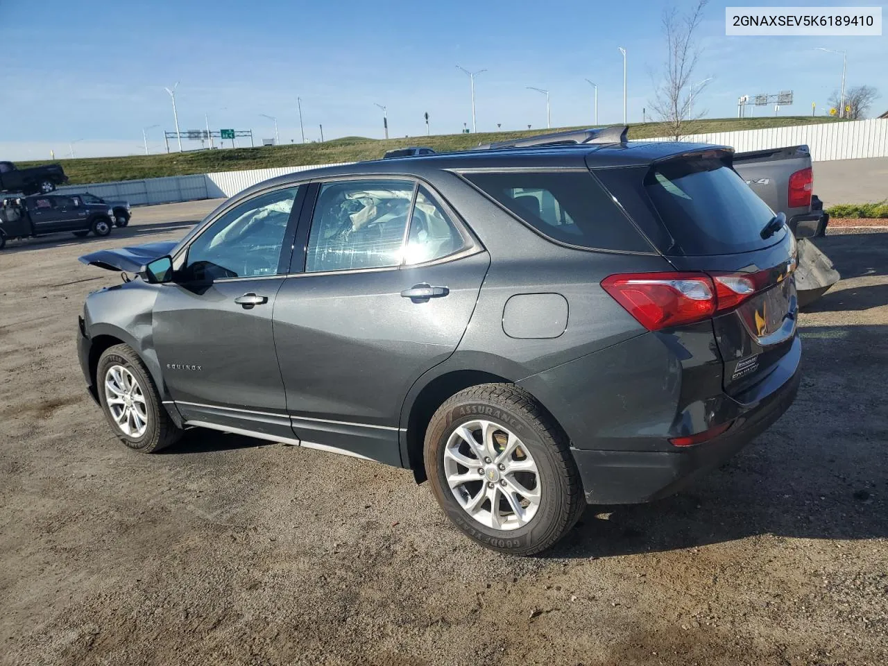 2019 Chevrolet Equinox Ls VIN: 2GNAXSEV5K6189410 Lot: 78999404