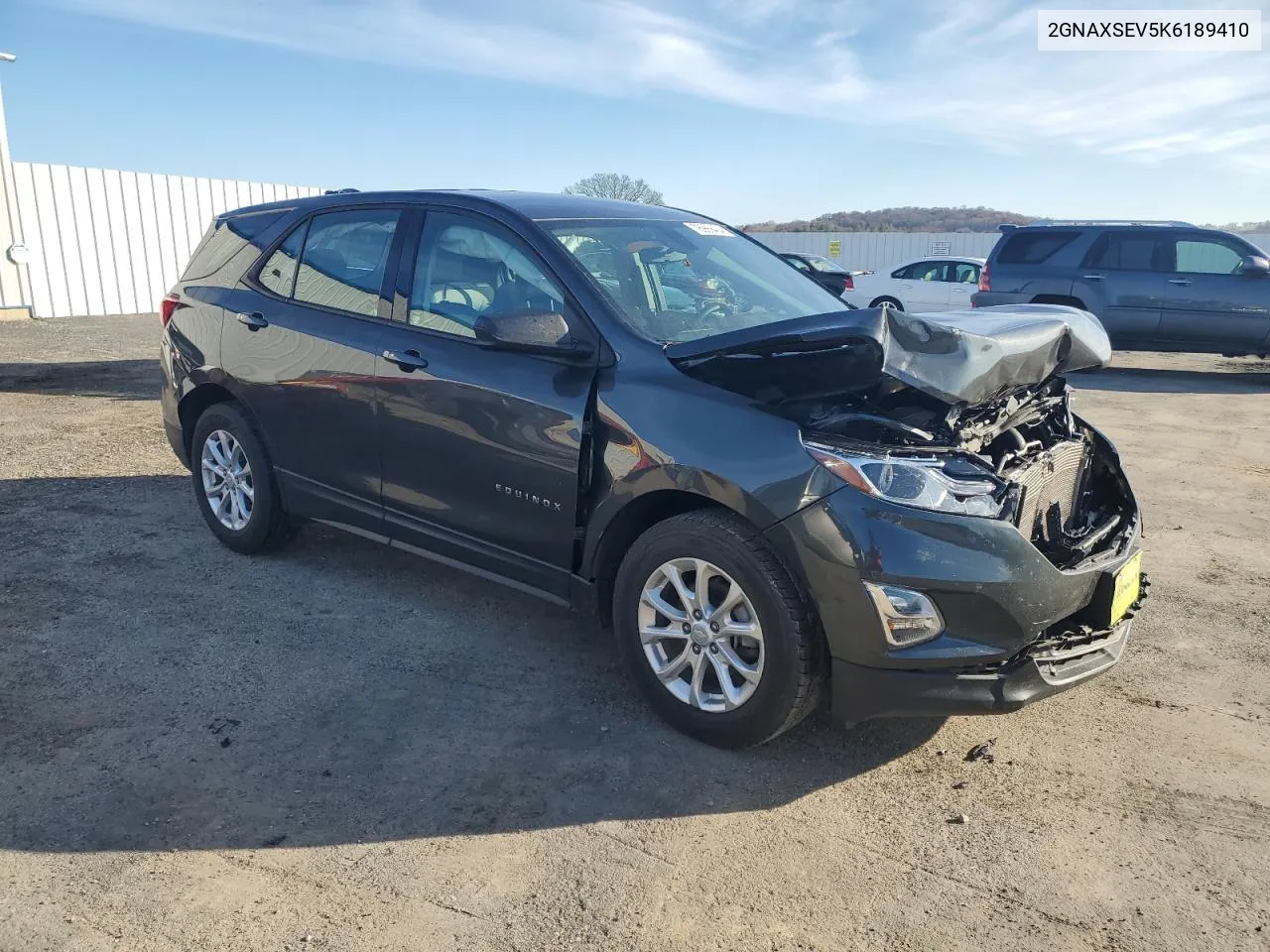 2019 Chevrolet Equinox Ls VIN: 2GNAXSEV5K6189410 Lot: 78999404