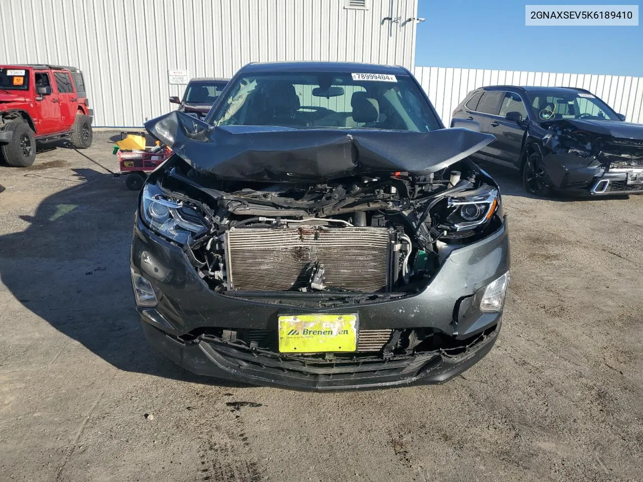 2019 Chevrolet Equinox Ls VIN: 2GNAXSEV5K6189410 Lot: 78999404