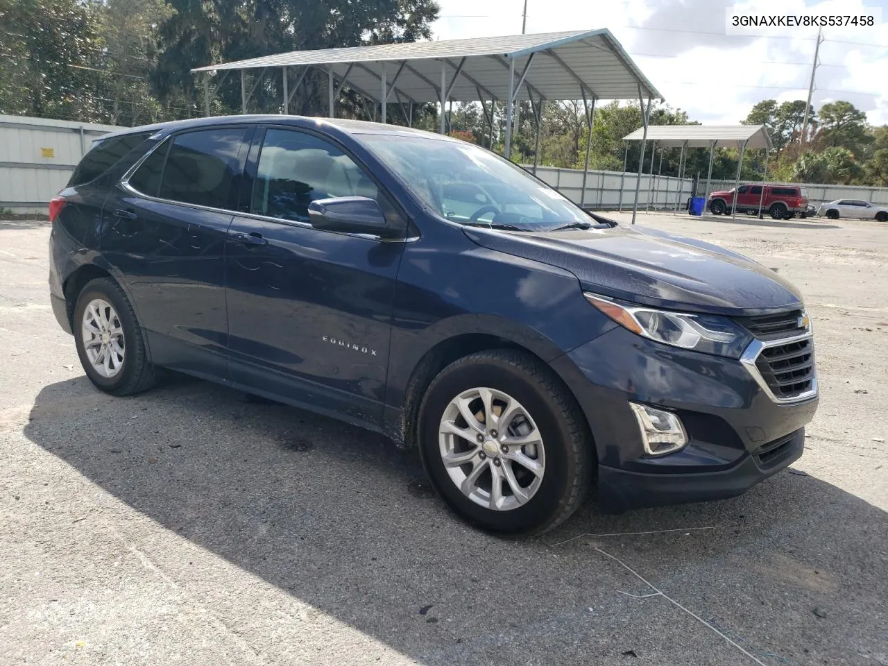 2019 Chevrolet Equinox Lt VIN: 3GNAXKEV8KS537458 Lot: 79014554