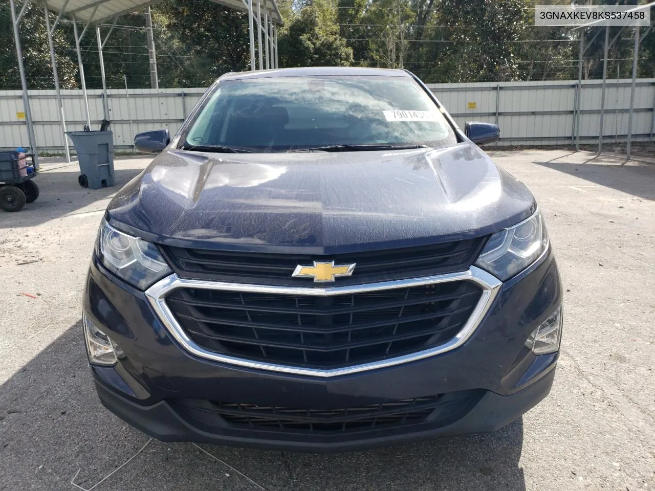 2019 Chevrolet Equinox Lt VIN: 3GNAXKEV8KS537458 Lot: 79014554