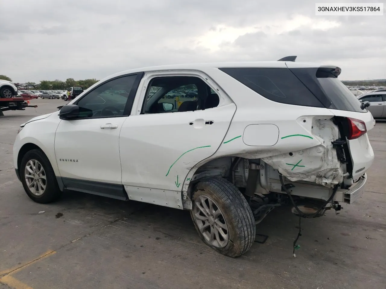 2019 Chevrolet Equinox Ls VIN: 3GNAXHEV3KS517864 Lot: 79021634