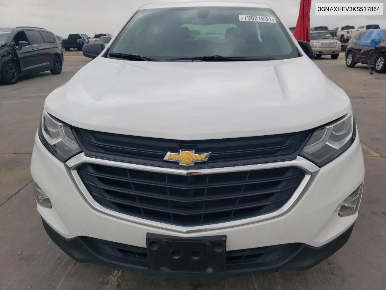 2019 Chevrolet Equinox Ls VIN: 3GNAXHEV3KS517864 Lot: 79021634