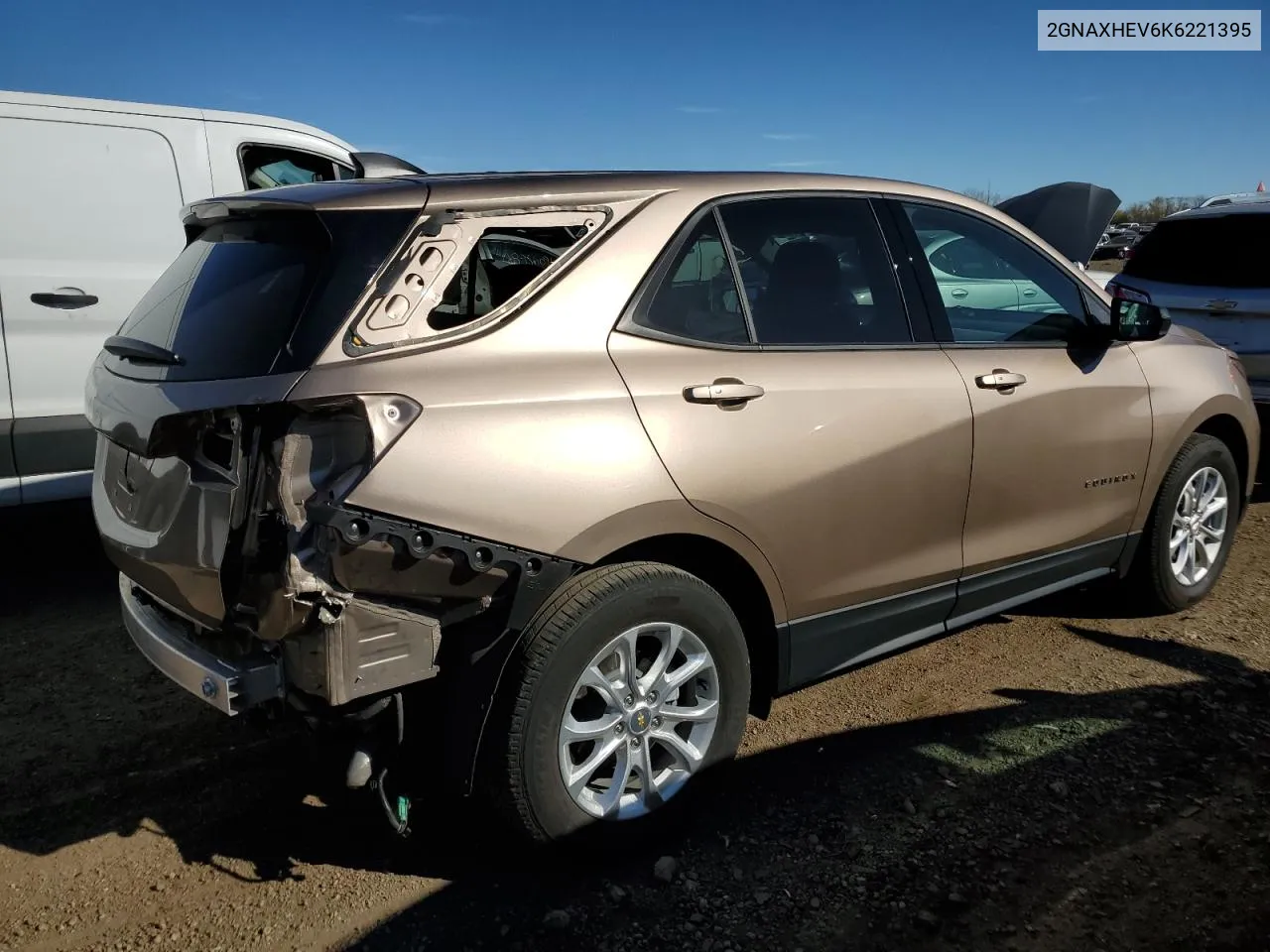 2019 Chevrolet Equinox Ls VIN: 2GNAXHEV6K6221395 Lot: 79039964