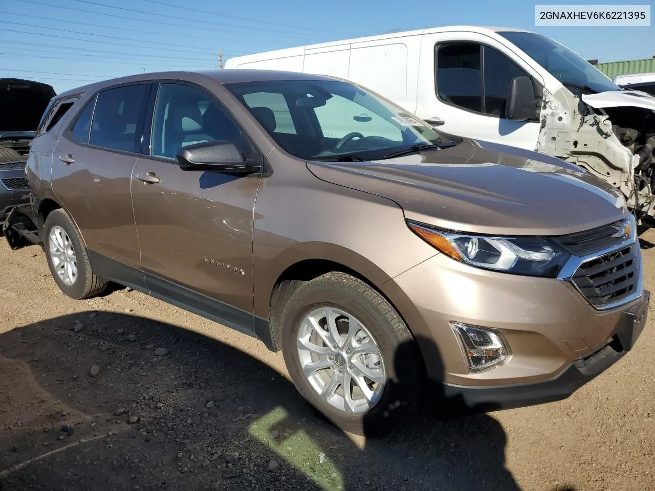 2019 Chevrolet Equinox Ls VIN: 2GNAXHEV6K6221395 Lot: 79039964