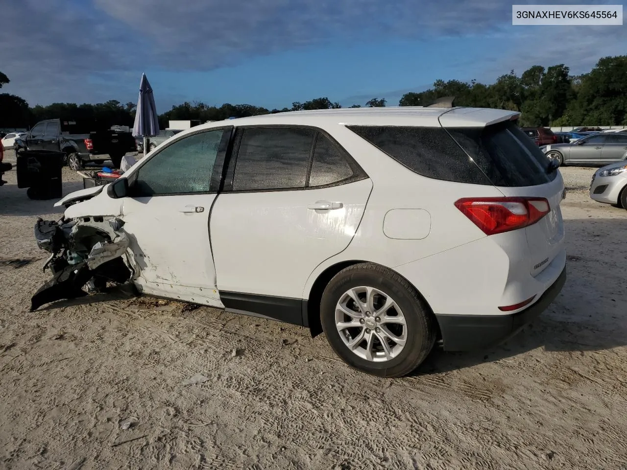 2019 Chevrolet Equinox Ls VIN: 3GNAXHEV6KS645564 Lot: 79040094