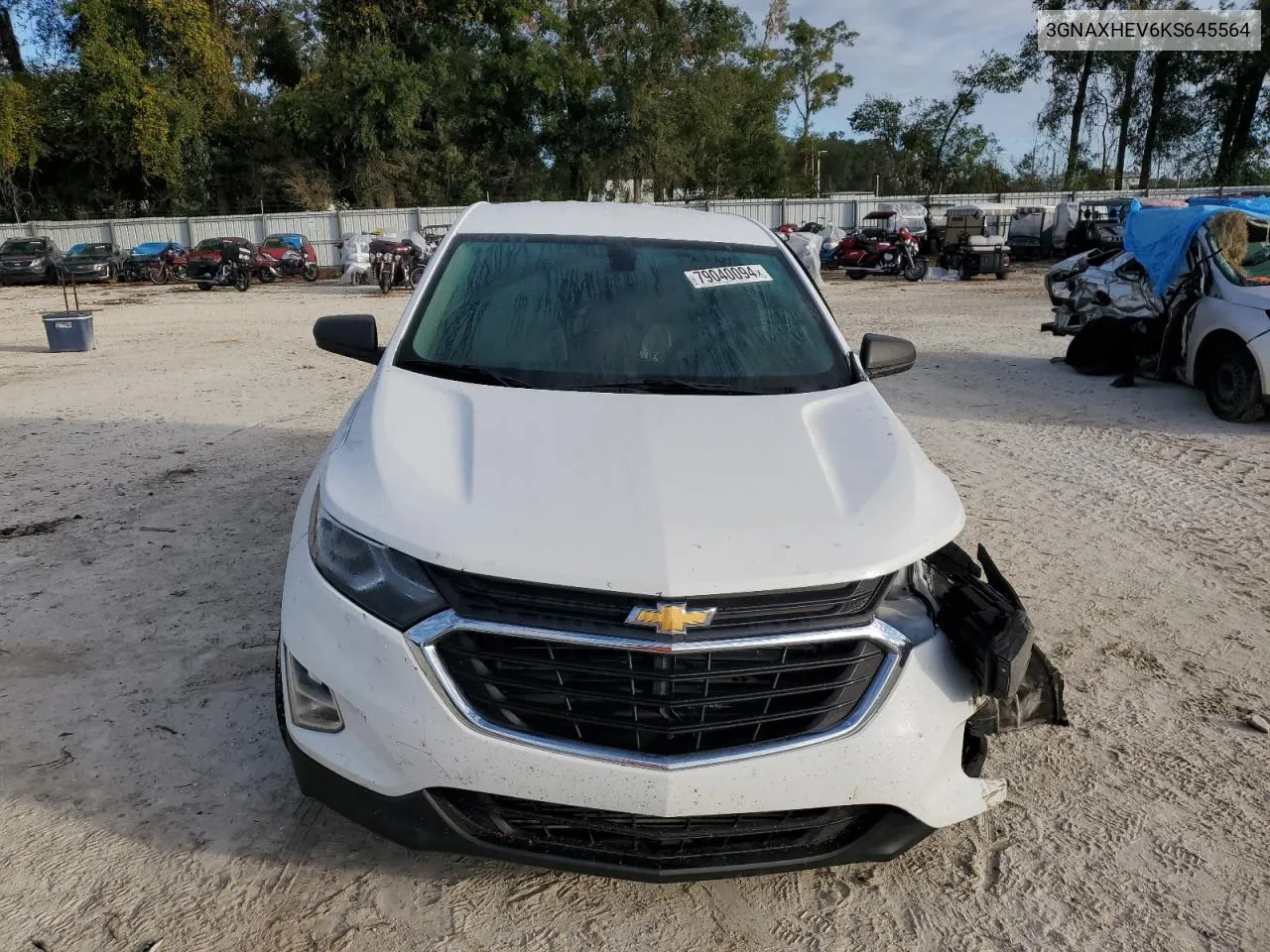 2019 Chevrolet Equinox Ls VIN: 3GNAXHEV6KS645564 Lot: 79040094