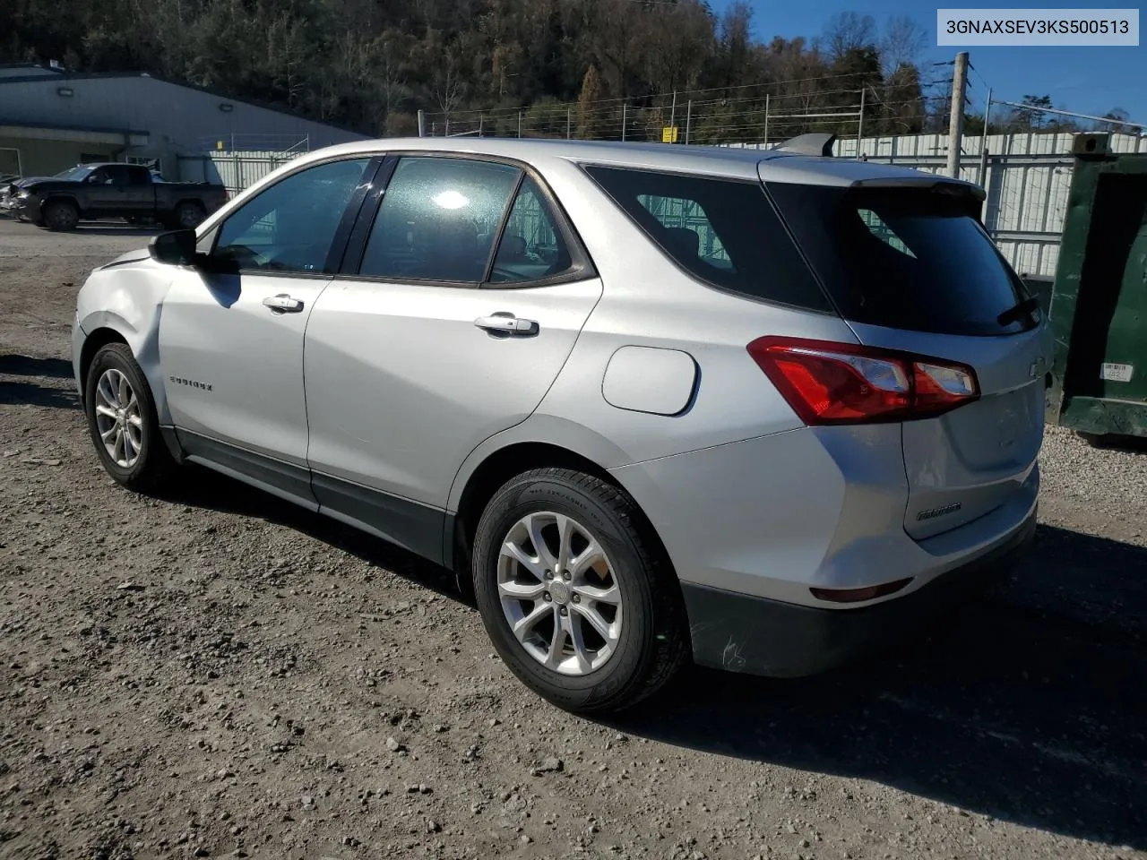 2019 Chevrolet Equinox Ls VIN: 3GNAXSEV3KS500513 Lot: 79155264