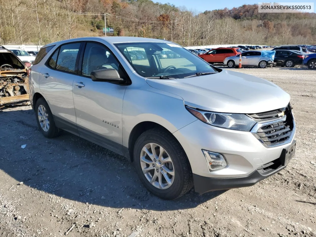 2019 Chevrolet Equinox Ls VIN: 3GNAXSEV3KS500513 Lot: 79155264