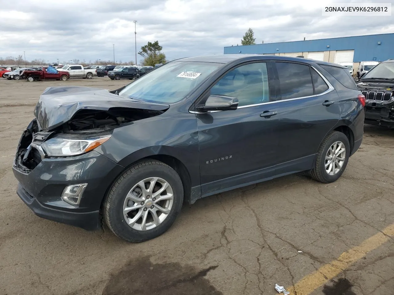 2019 Chevrolet Equinox Lt VIN: 2GNAXJEV9K6296812 Lot: 79168684