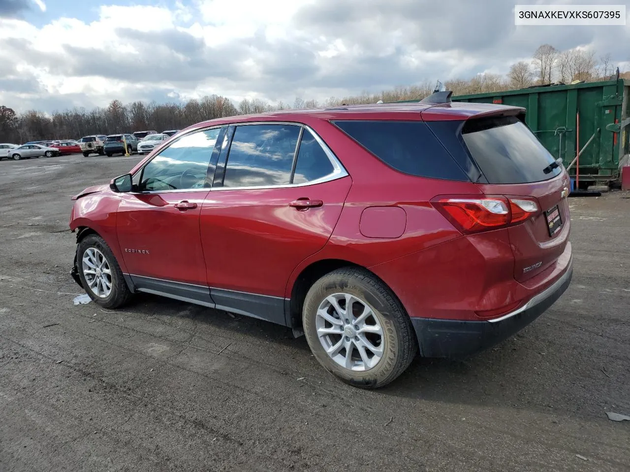 2019 Chevrolet Equinox Lt VIN: 3GNAXKEVXKS607395 Lot: 79416074