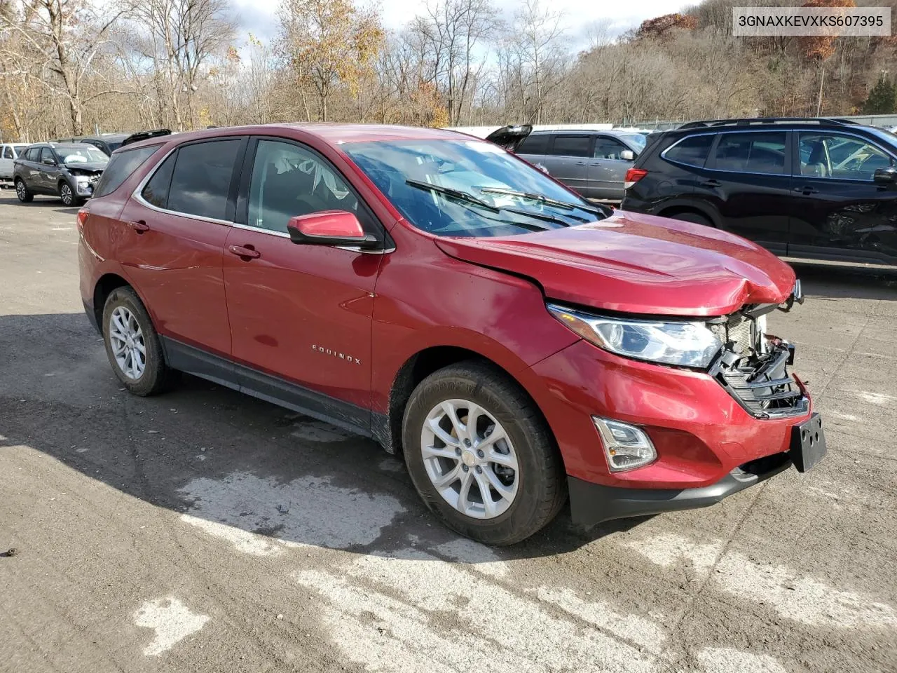 2019 Chevrolet Equinox Lt VIN: 3GNAXKEVXKS607395 Lot: 79416074