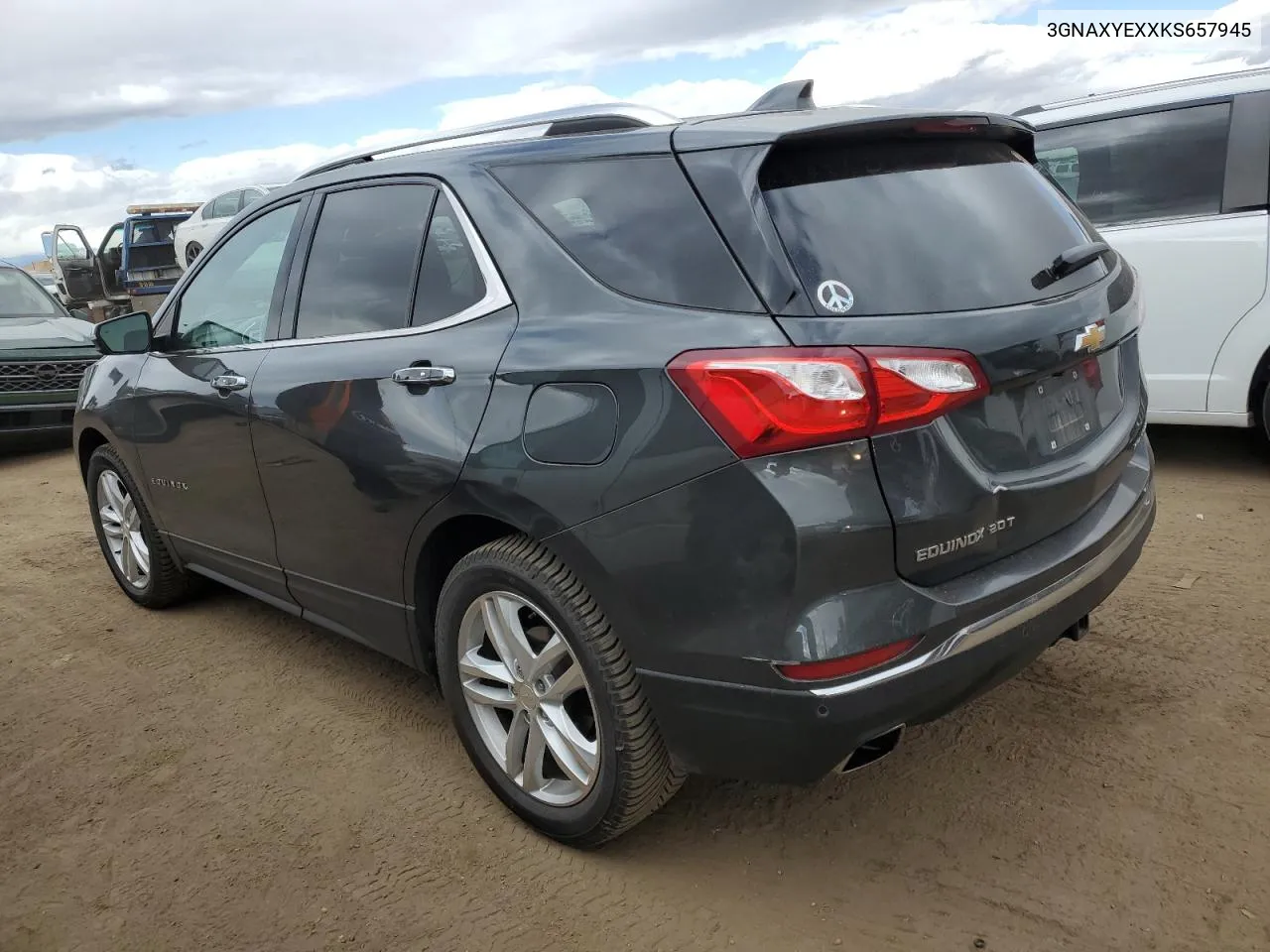 2019 Chevrolet Equinox Premier VIN: 3GNAXYEXXKS657945 Lot: 79460054