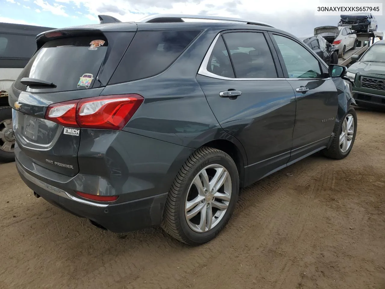 2019 Chevrolet Equinox Premier VIN: 3GNAXYEXXKS657945 Lot: 79460054