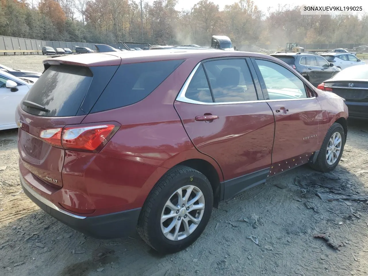 2019 Chevrolet Equinox Lt VIN: 3GNAXUEV9KL199025 Lot: 79522564