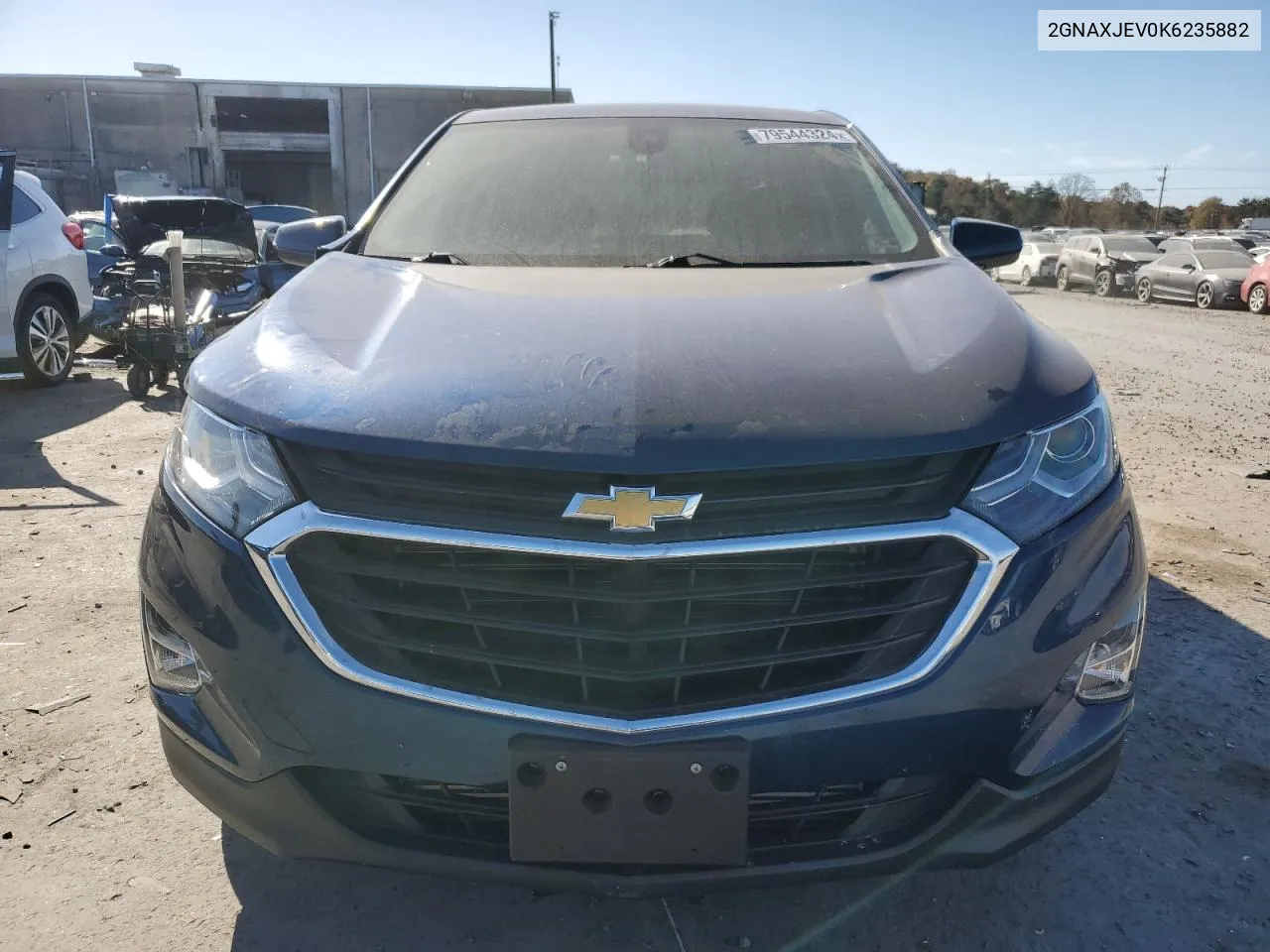 2019 Chevrolet Equinox Lt VIN: 2GNAXJEV0K6235882 Lot: 79544324