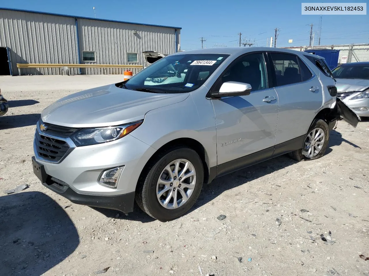 2019 Chevrolet Equinox Lt VIN: 3GNAXKEV5KL182453 Lot: 79641344